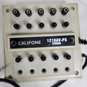 Califone Jackbox Position Stereo Junction 1210AV-PS White Portable